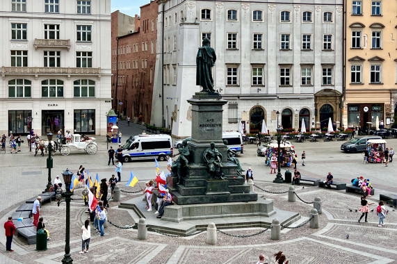 Adam-Mickiewicz-Denkmal Krakau