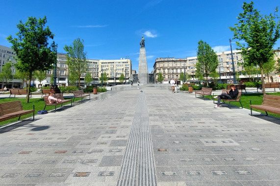 Plac Wolności w Łodzi Łódź