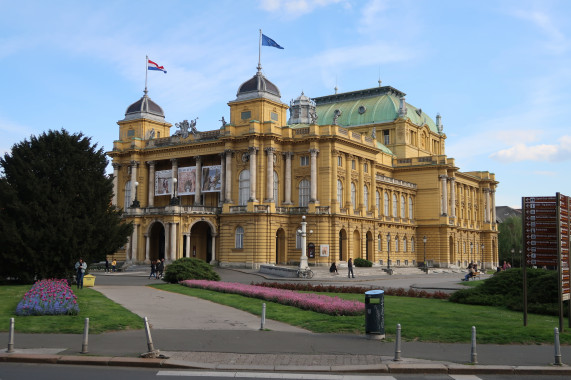 Kroatisches Nationaltheater in Zagreb Zagreb