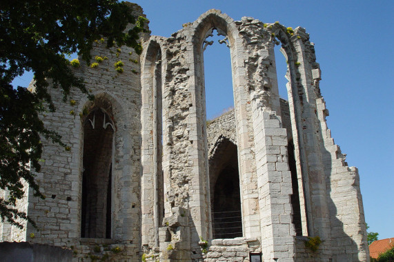 Saint Nicolaus church ruin in Visby Visby