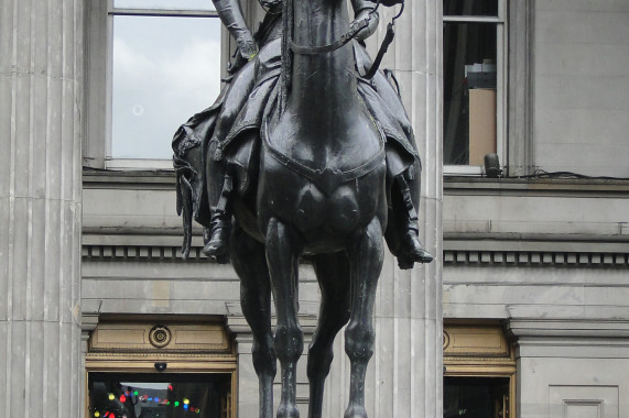 Reiterstatue des Duke of Wellington Glasgow