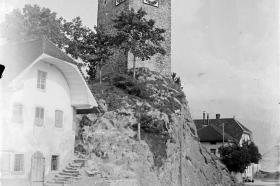 Turm von La Tour-de-Trême Bulle