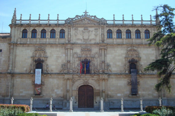 Renaissance facade of the Colegio Mayor de San Ildefonso Alcalá de Henares