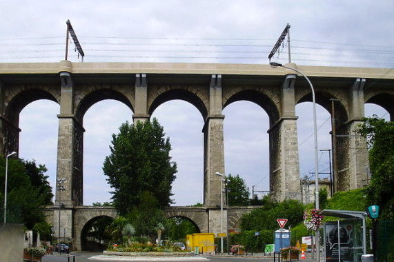 Eisenbahnviadukt von Meudon Meudon