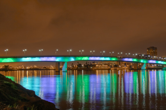 Queensway Twin Bridges Long Beach