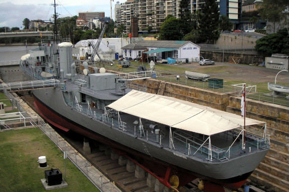 HMAS Diamantina Brisbane