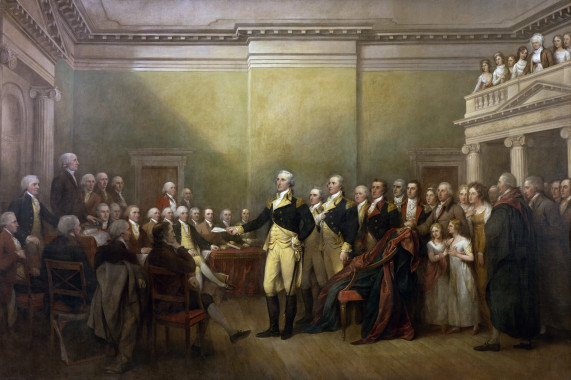 George Washington's resignation as commander-in-chief Annapolis