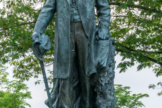 Ezra Cornell Monument Ithaca