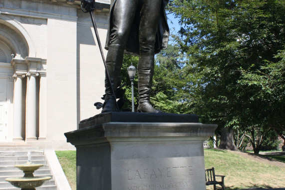 Statue of the Marquis de Lafayette Easton