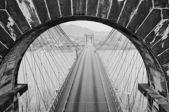 Wheeling Suspension Bridge Wheeling