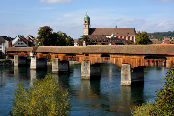 Holzbrücke, Rheinbrückstrasse Bad Säckingen