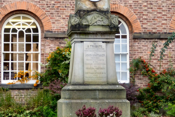 Memorial to John Whitaker Macclesfield