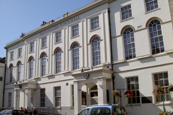 Bridgwater Town Hall  And Attached Railings Bridgwater