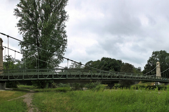 Hängebrücke über die Argen Langenargen